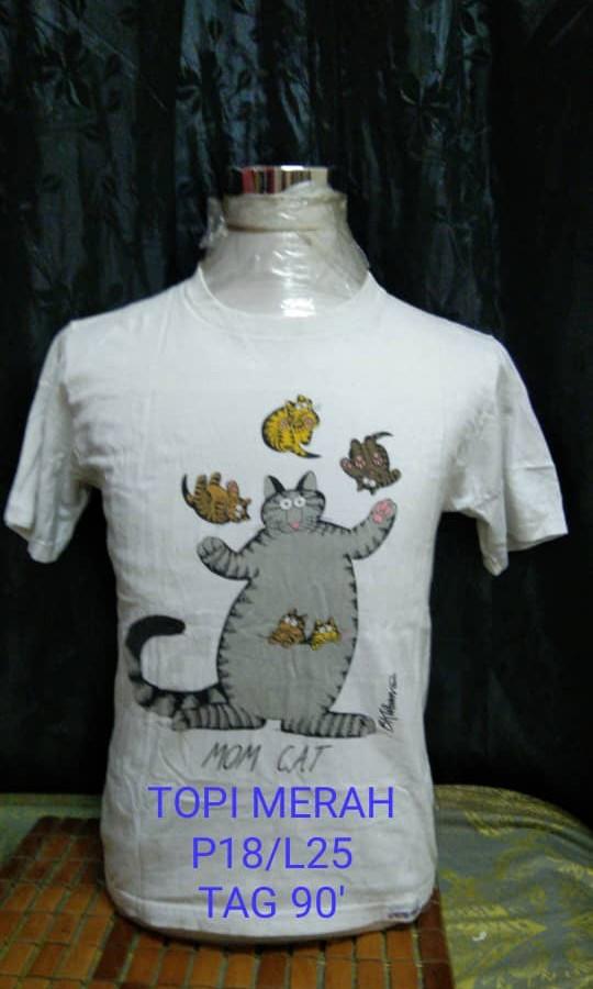 Kucing gemuk, Men's Fashion, Tops & Sets, Tshirts & Polo Shirts on