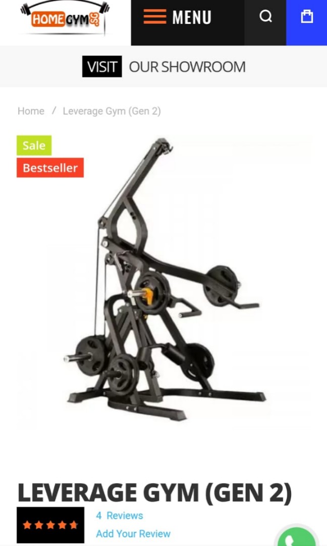 Leverage sales gym machine