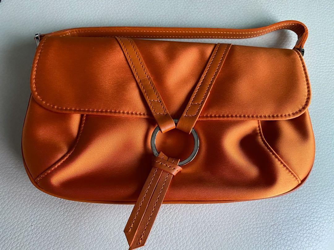 Longchamp Satin and Leather Pochette/ Mini Bag, Women's Fashion ... Longchamp Satin and Leather Pochette/ Mini Bag, Women's Fashion ...