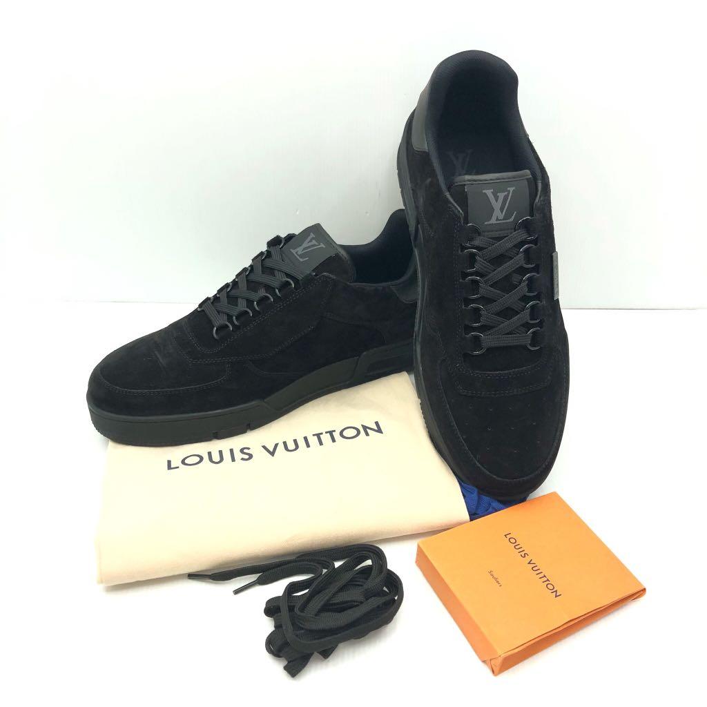 Louis vuitton suede sneakers discount