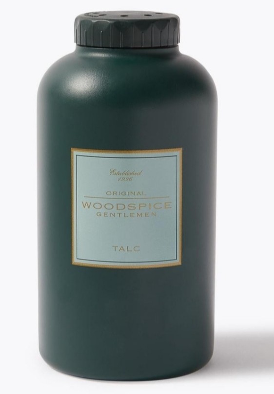 Marks & Spencer Woodspice Talcum Powder, Beauty & Personal Care, Bath