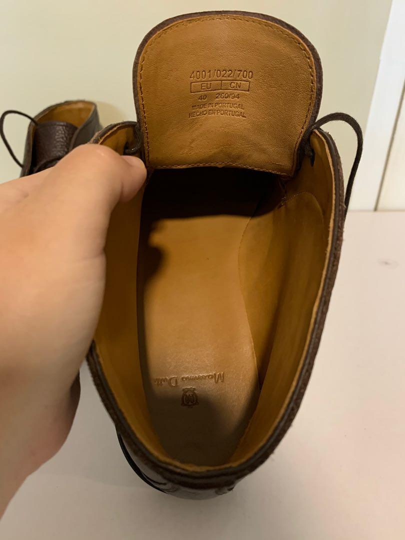 Massimo Dutti Brown Nappa Leather Safari Boots EU40