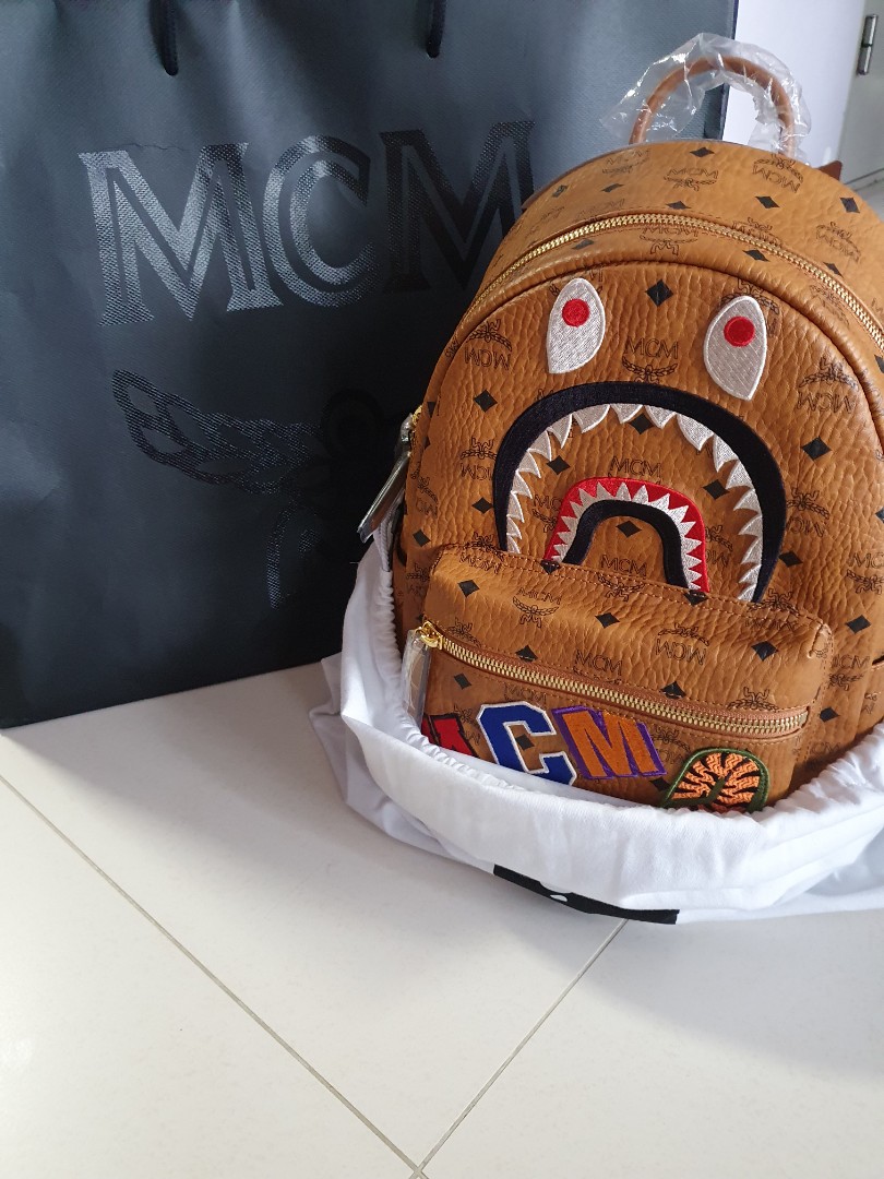 MCM, Bags, Mcm X Bape Backpack