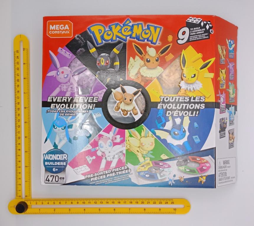 Mega Construx Pokemon Every Eevee Evolution Building Set