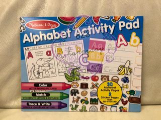 melissa and doug alphabet activity pad