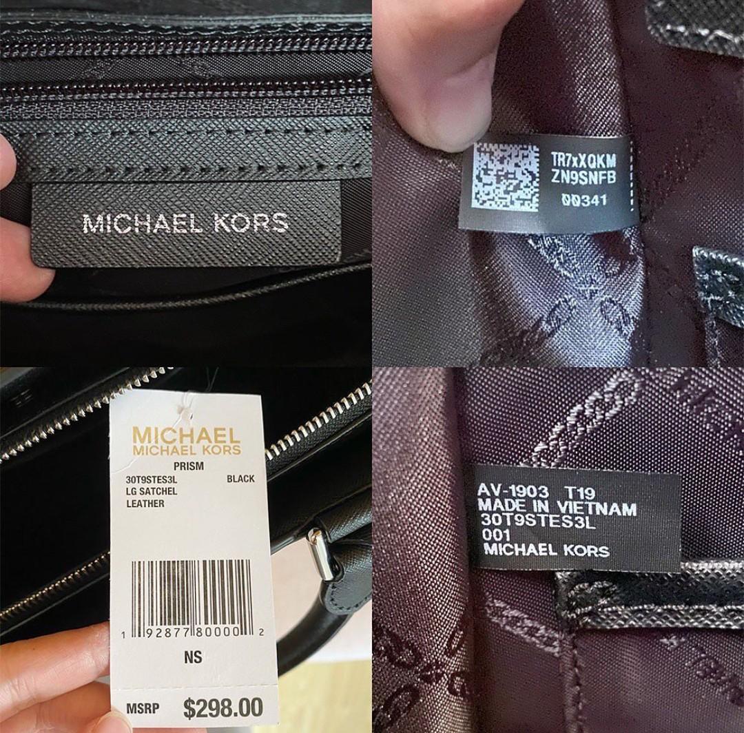 Michael Kors Prism Large Satchel, Women's Fashion, Bags & Wallets