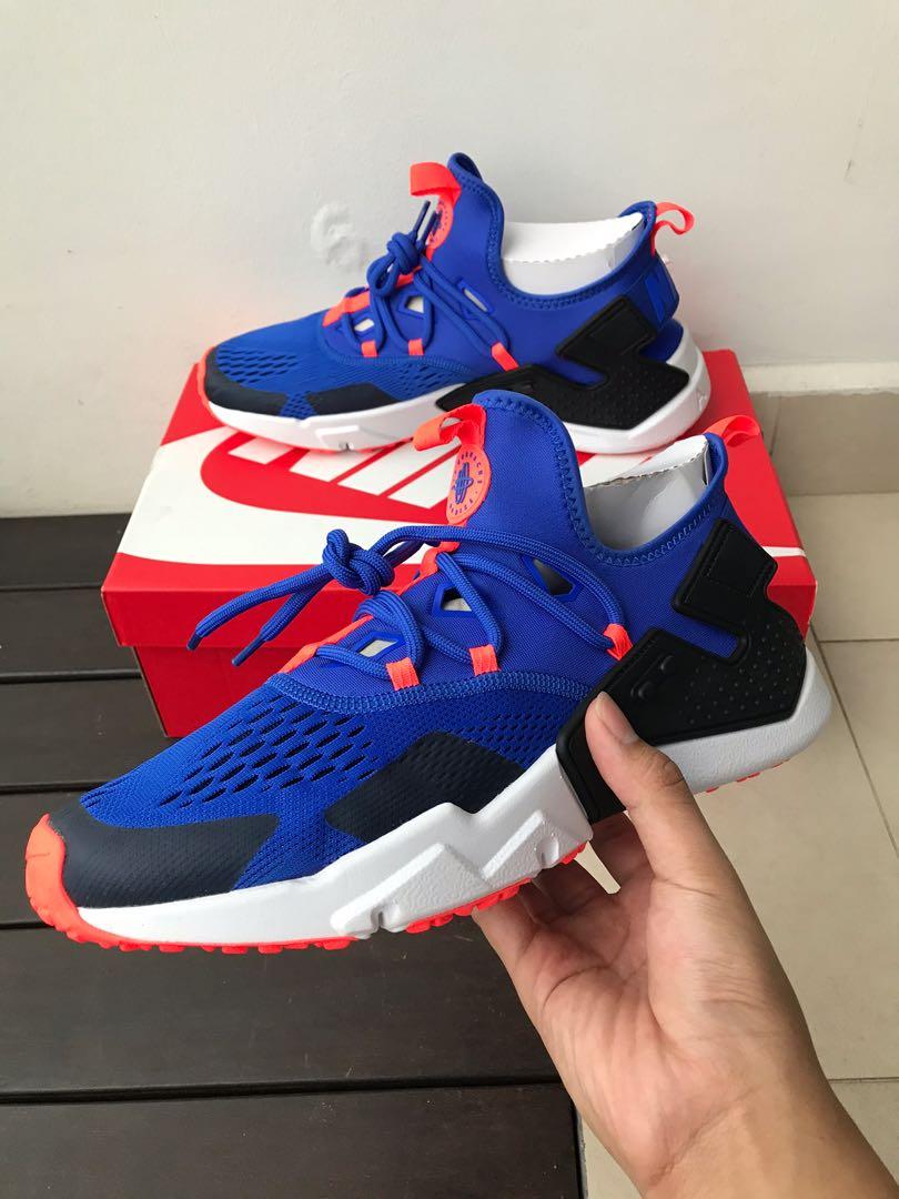 Nike air huarache top drift racer blue