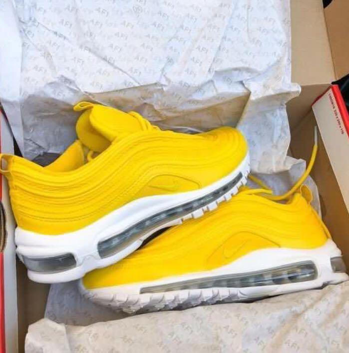 womens yellow nike air max 97
