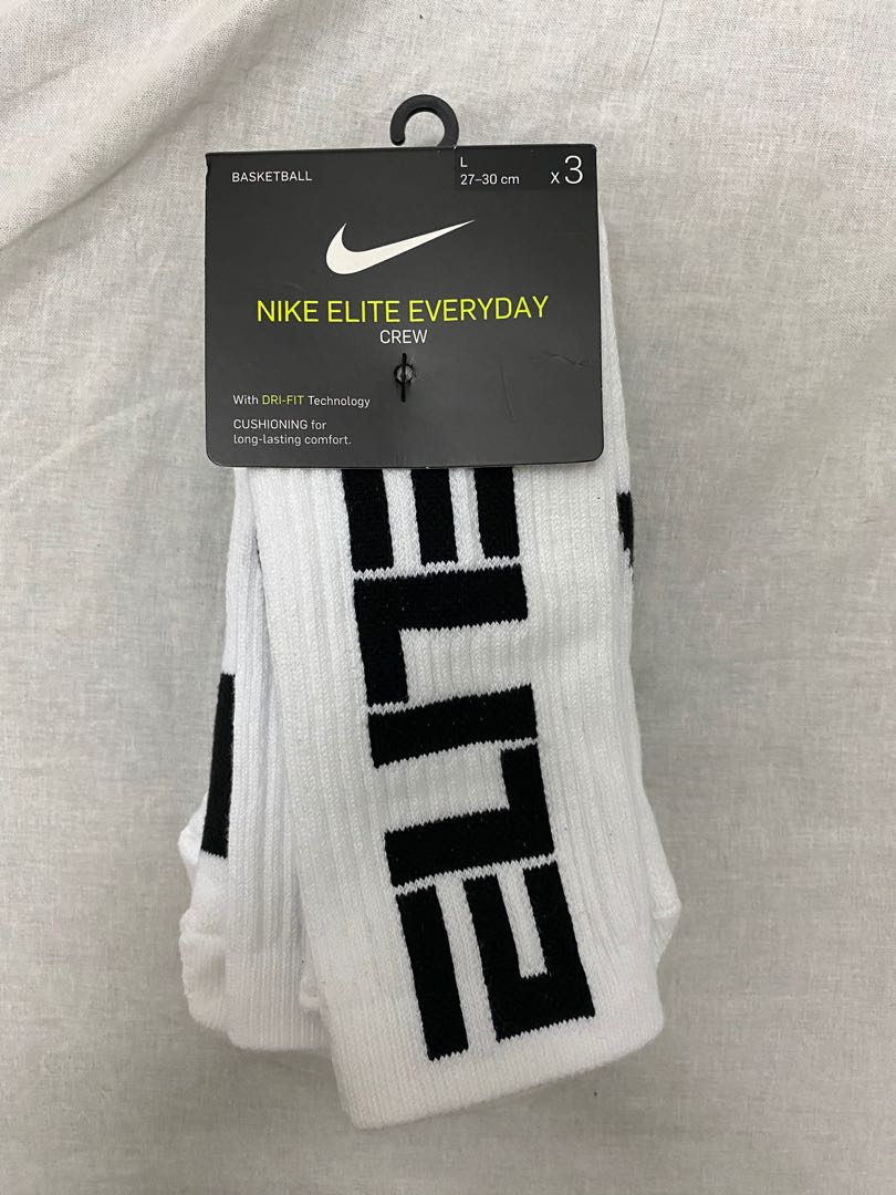 nike elite everyday crew socks