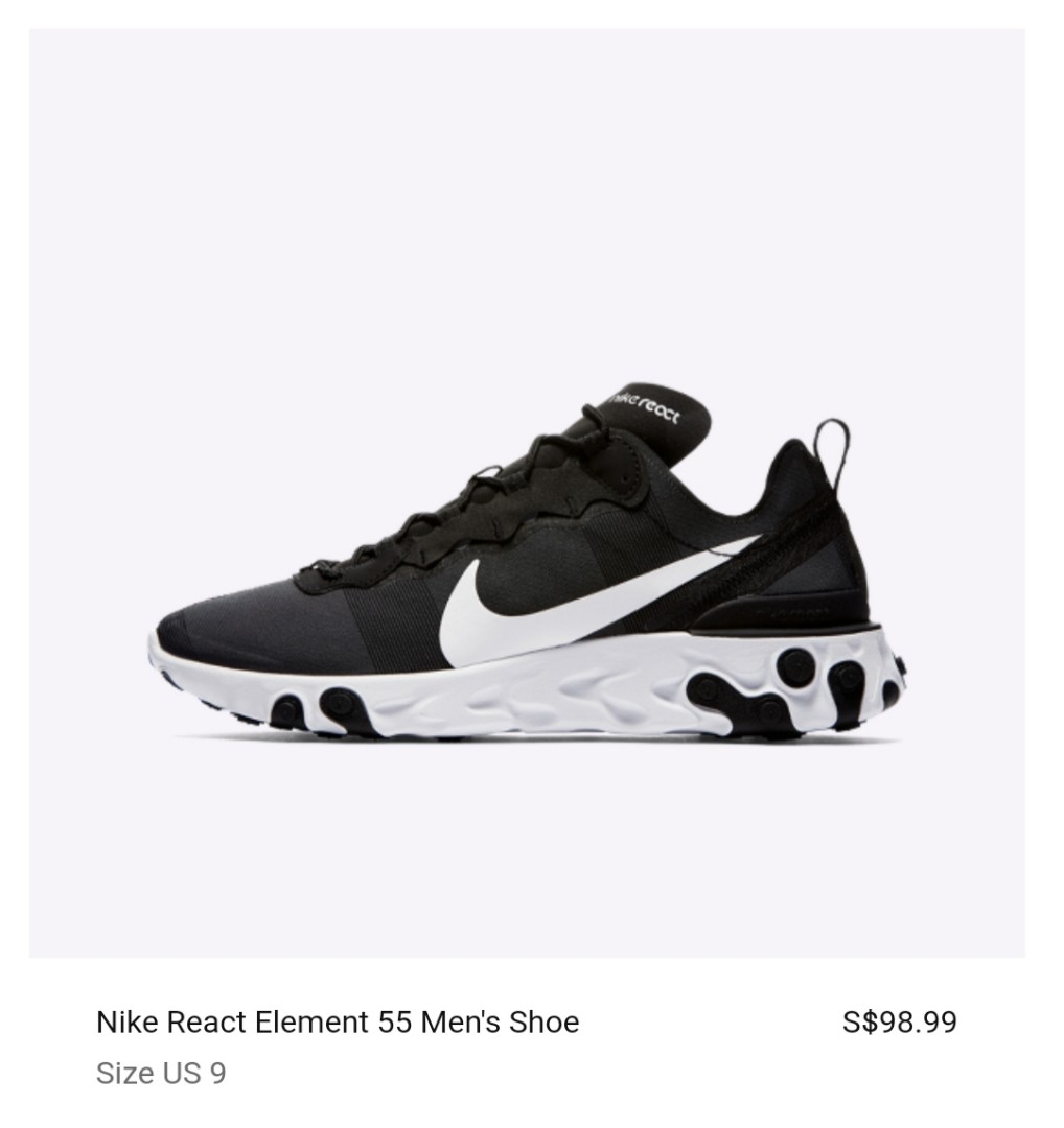 Element 55 on sale black and white