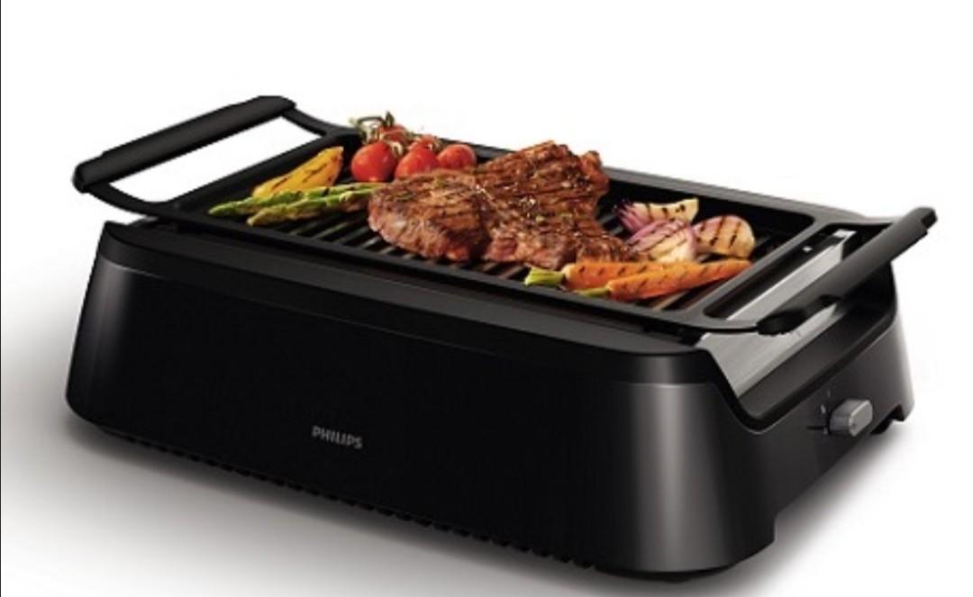 Philips indoor smokeless grill, TV & Home Appliances, Kitchen