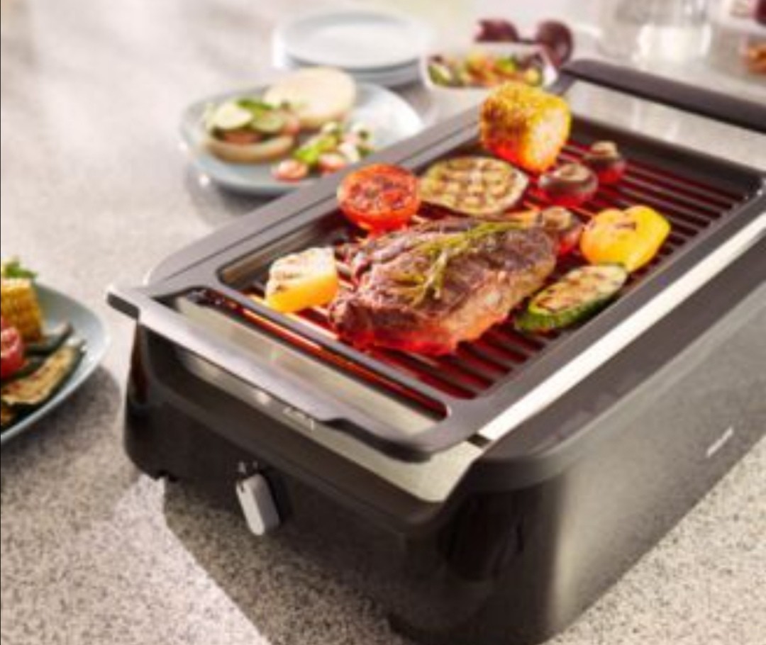 Philips indoor smokeless grill, TV & Home Appliances, Kitchen