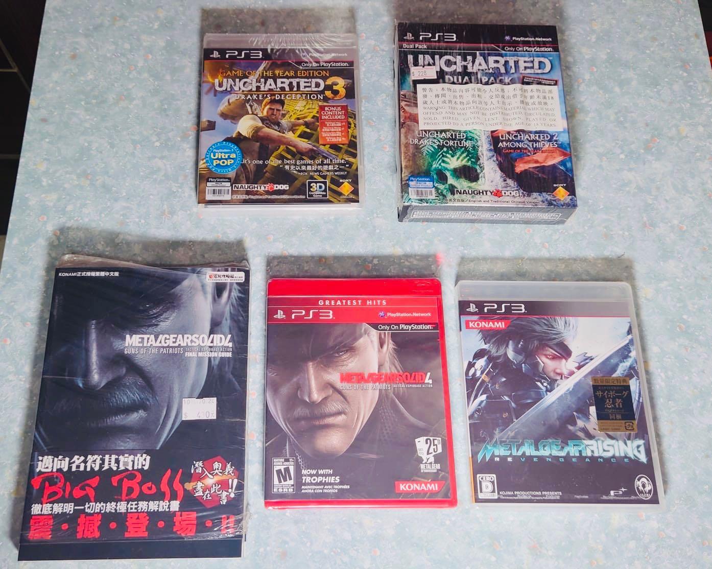 Ps3 Games Uncharted Uncharted 3 Metal Gear Solid 4 Game 攻略 附送遊戲 遊戲機 遊戲機遊戲 Carousell Ps3 Games Uncharted Uncharted 3 Metal Gear Solid 4 Game 攻略 附送遊戲 遊戲機 遊戲機遊戲 Carousell