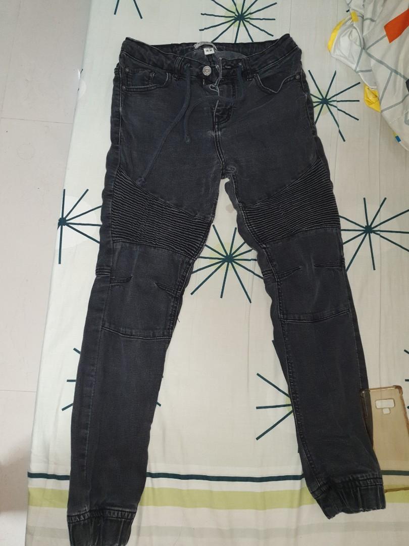 Pull and deals bear biker jeans