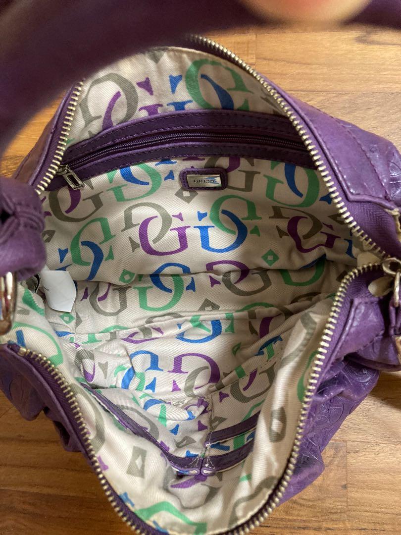Purple sale guess purse