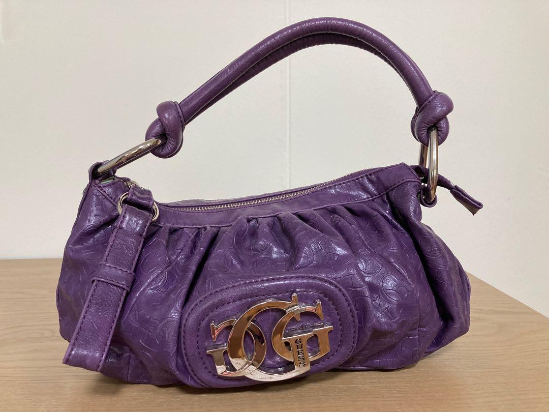Purple guess purse top