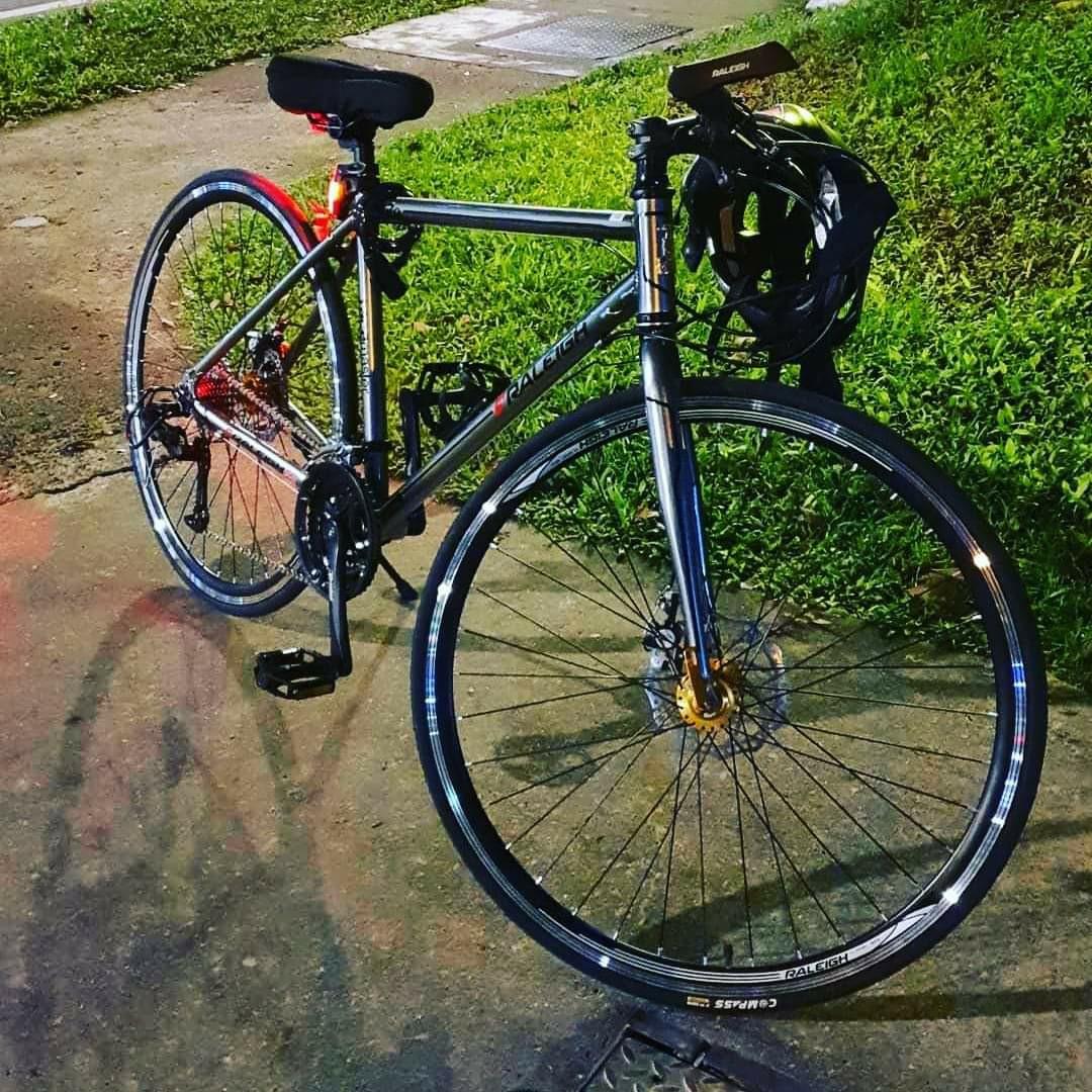 hybrid bike crankset