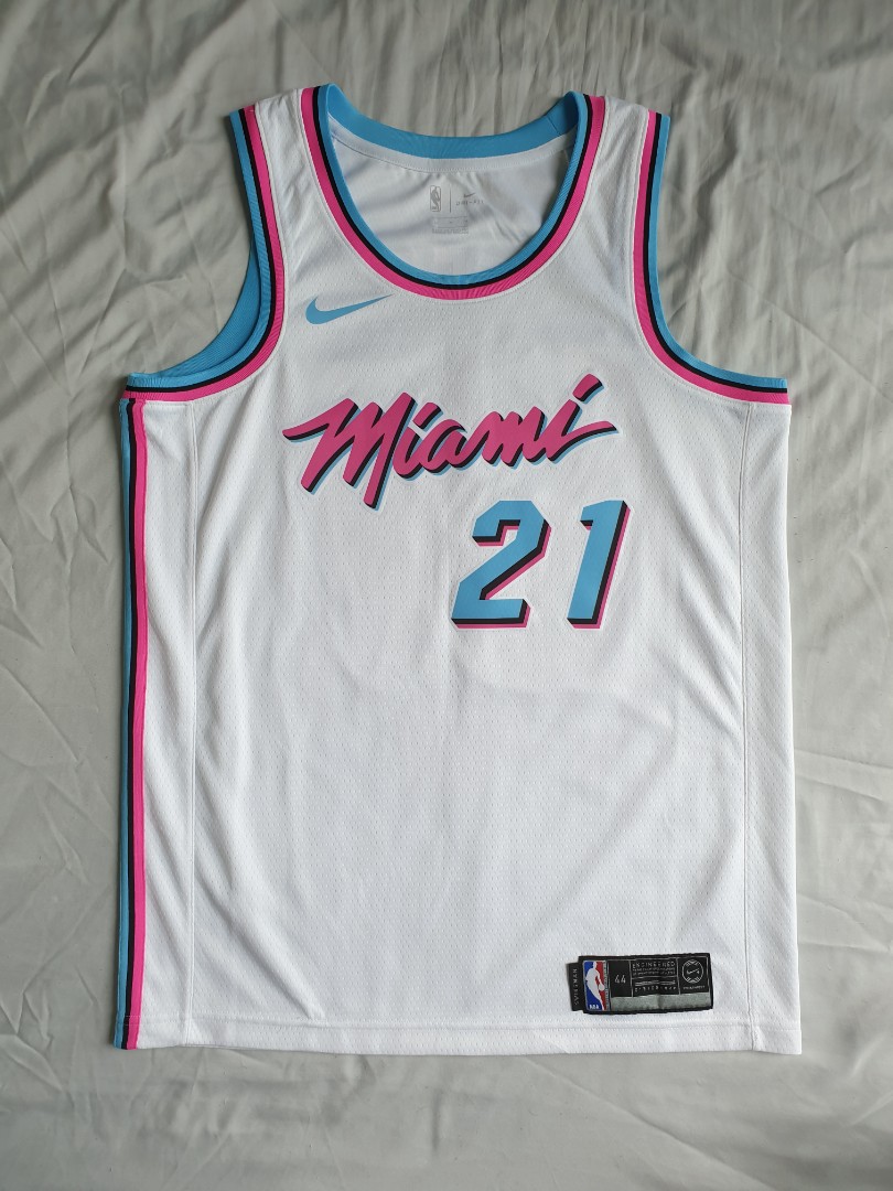 Nike Miami Heat Vice City Swingman Basketball Jersey Pink M L XL XXL  CN1742-686