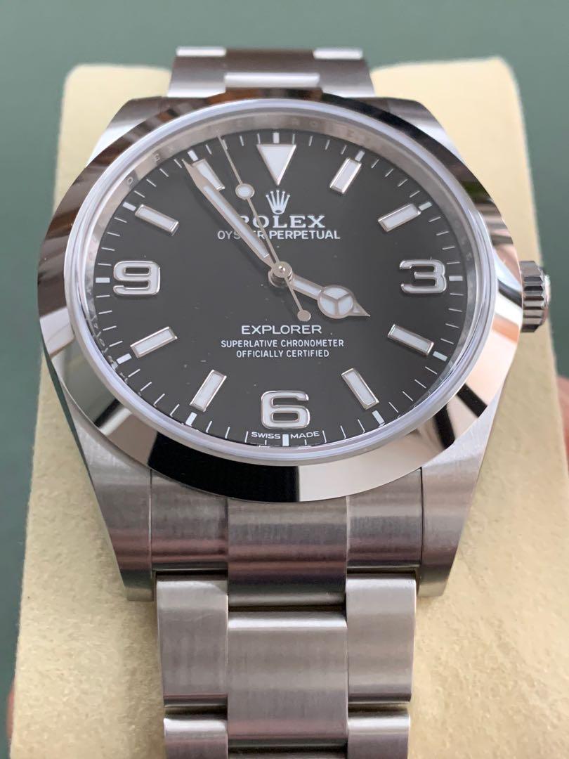 Brand New Rolex Explorer I Full Set With Papers Dated Discontinued 39mm Luxury Watches On Carousell Brand New Rolex Explorer I Full Set With Papers Dated Discontinued 39mm Luxury Watches On Carousell