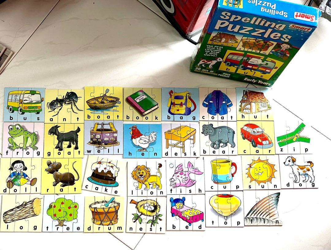 Spelling puzzles for kids, Toys & Games, Others on Carousell