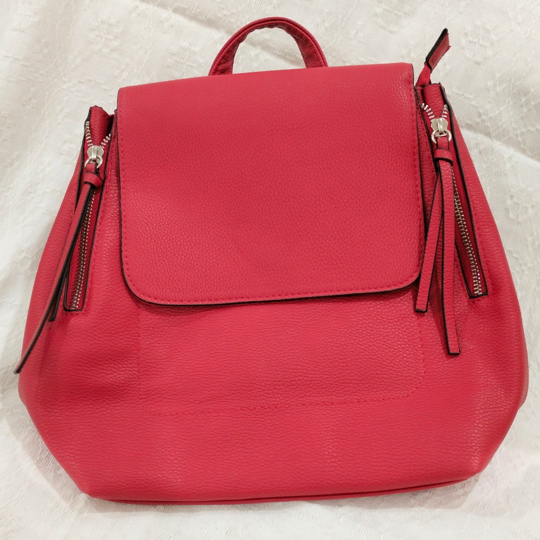 stradivarius backpack new w paper bag