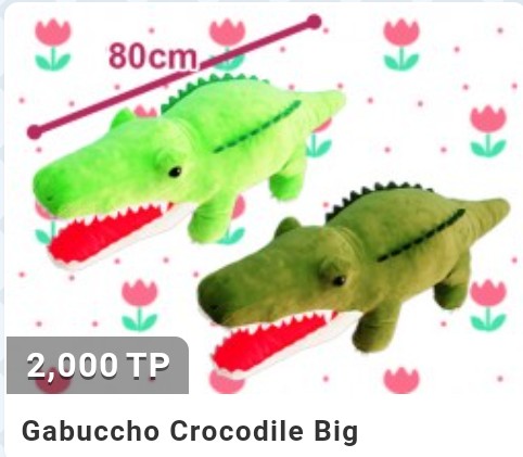 large cuddly crocodile
