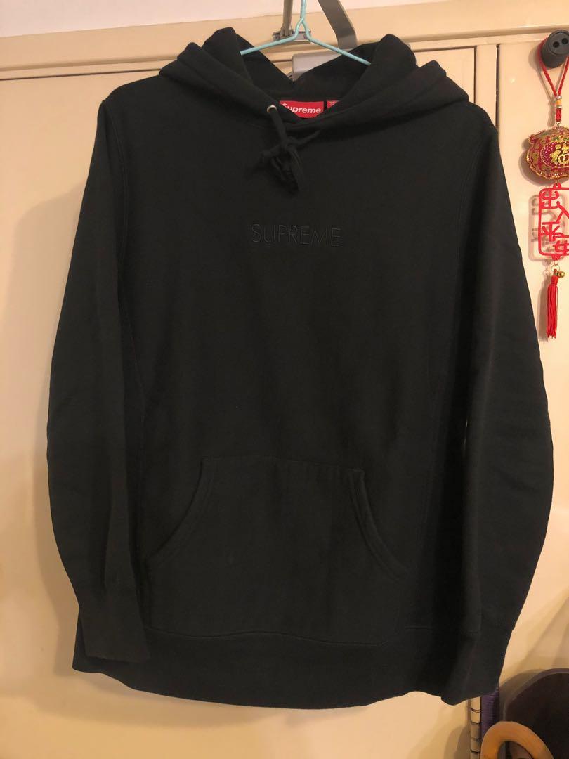 Supreme tonal embroidered hoodie discount