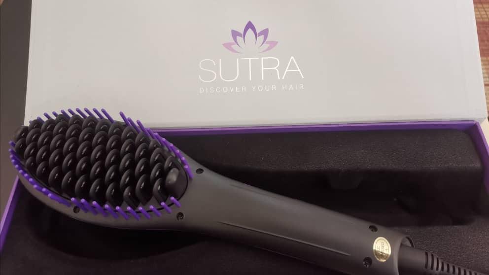 Sutra hair straightener brush cheap