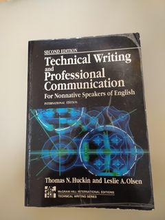 Technical Writing and Professional Communication for Nonnative Speakers of English