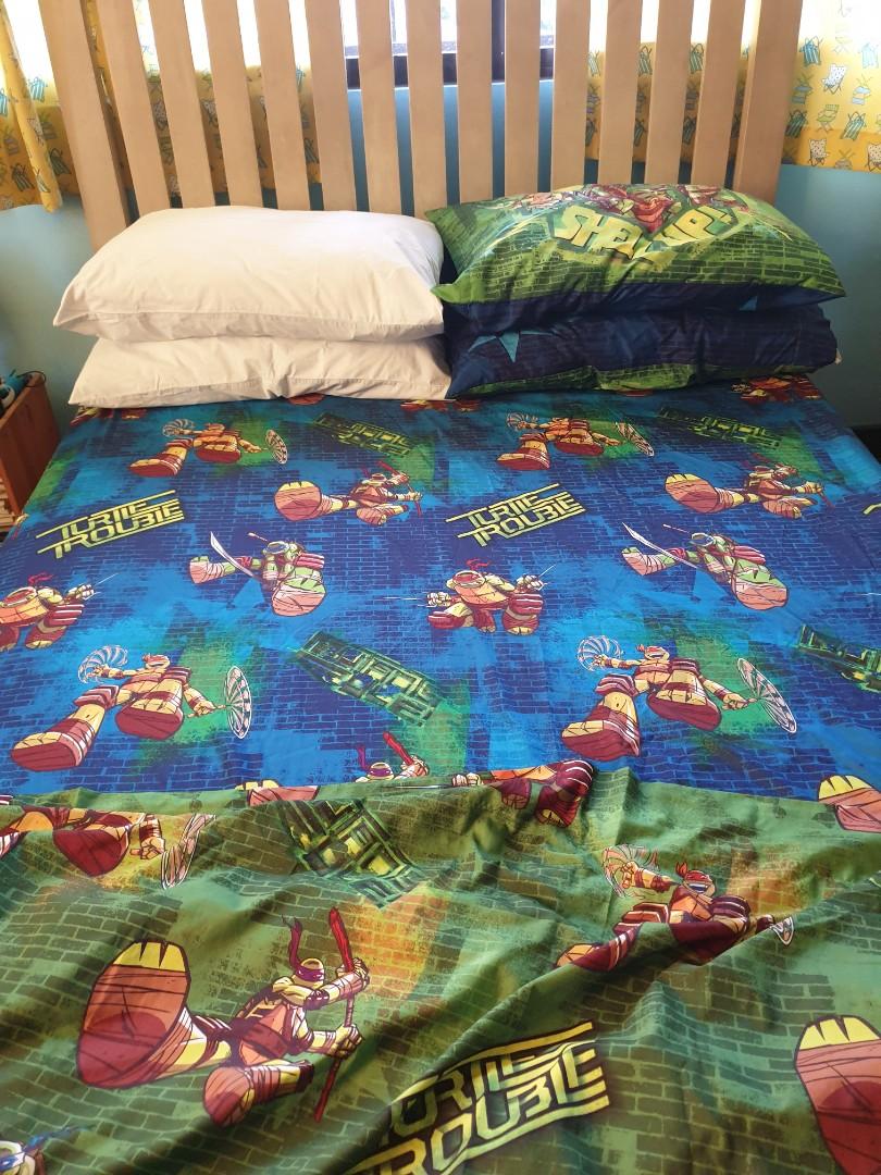Teenage Mutant Ninja Turtles Bed Sheet Set Babies Kids Others On Carousell