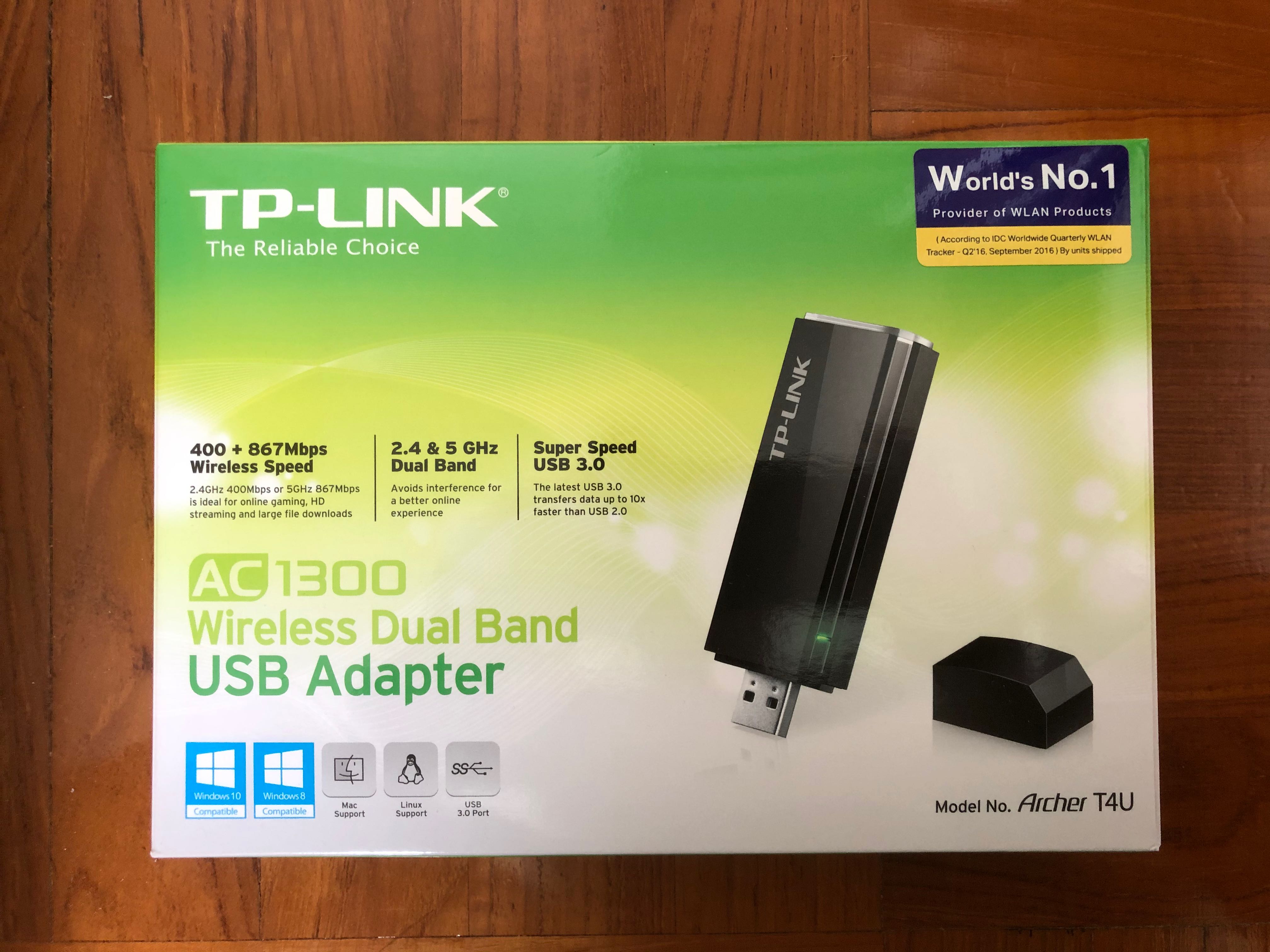 TP-link Archer T4U, 電腦＆科技, 電腦周邊及配件, Wifi及上網相關產品 - Carousell