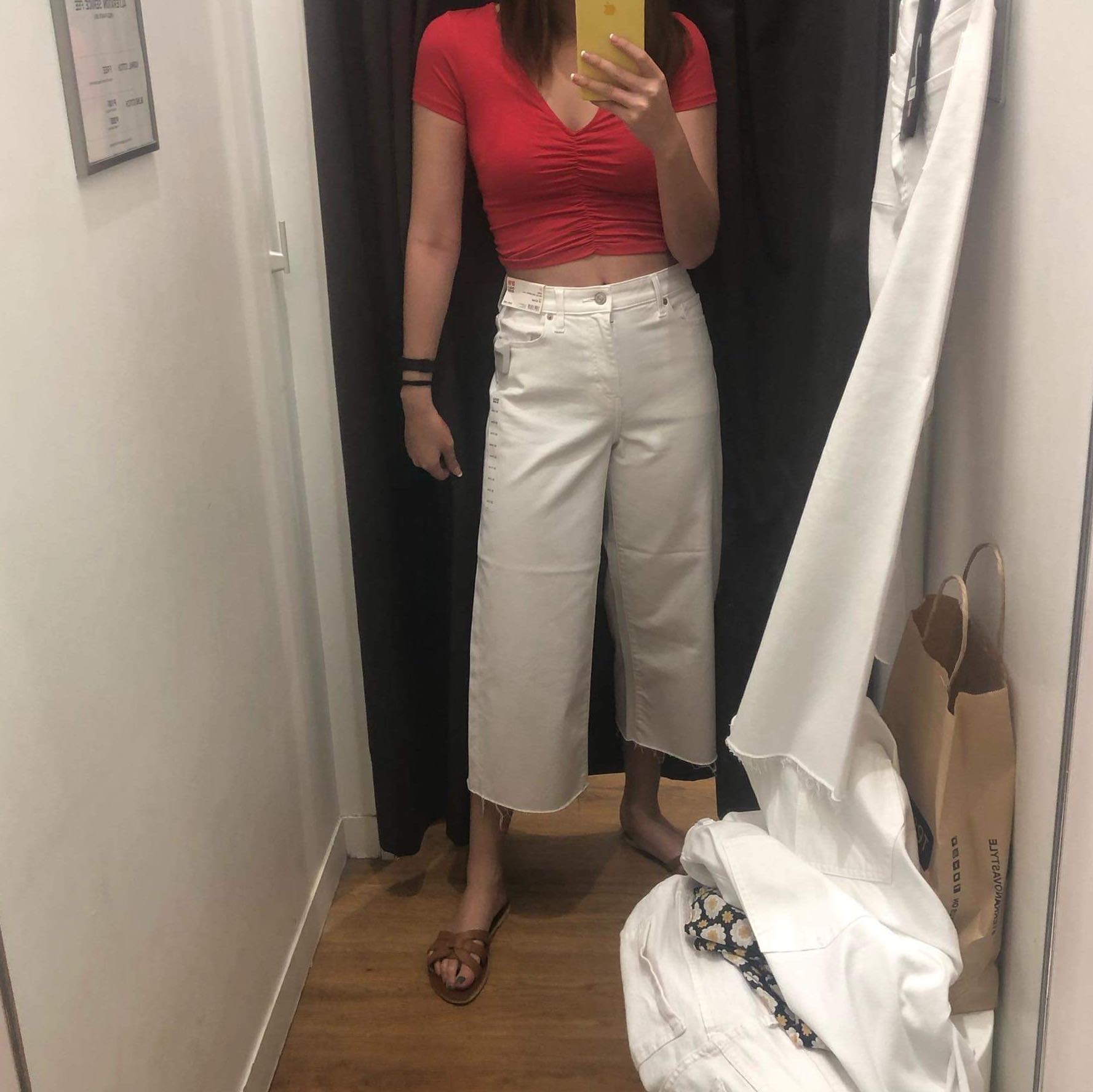 Uniqlo Wide Leg Pants, Women's Fashion 