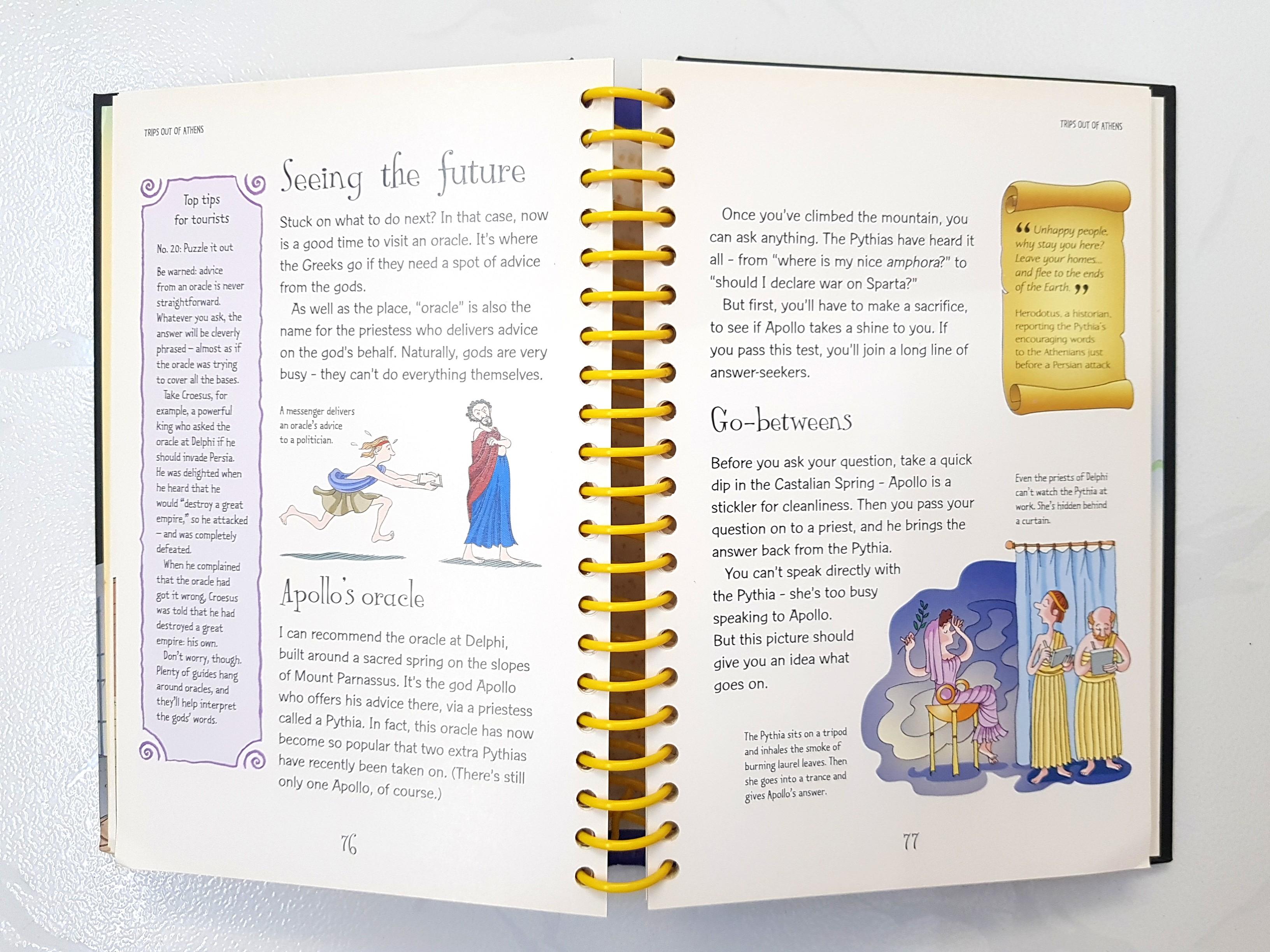 Visitor's　Books　by　129　on　to　Books　Lesley　Guide　Bound(Children　Non-Fiction),　Hobbies　Ancient　Ring　Children's　Hardcover　Greece　A　pages,　Magazines,　Toys,　Carousell　Usborne　Sims,