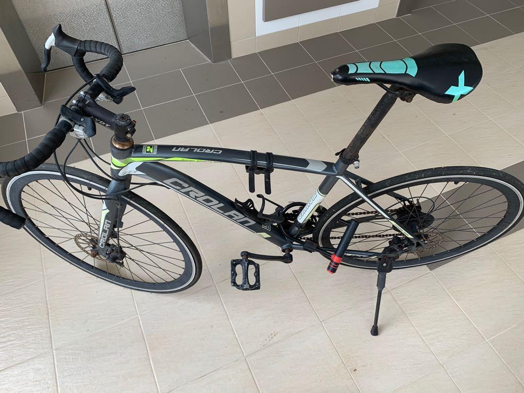 Used crolan road bike Sports Equipment Bicycles Parts Bicycles on Carousell