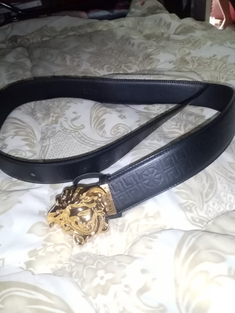 how to tell if a versace belt is real