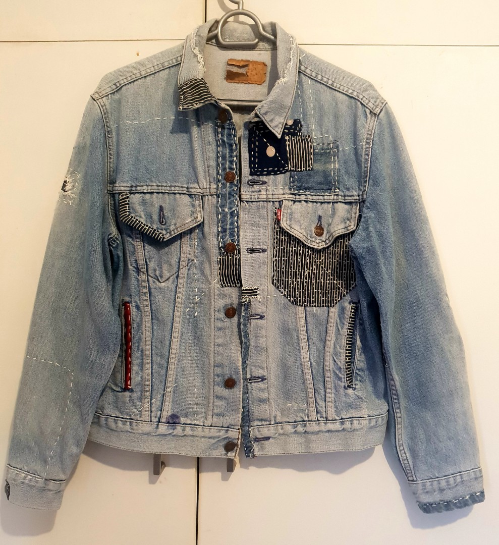 Levi's patchwork cheap denim jacket