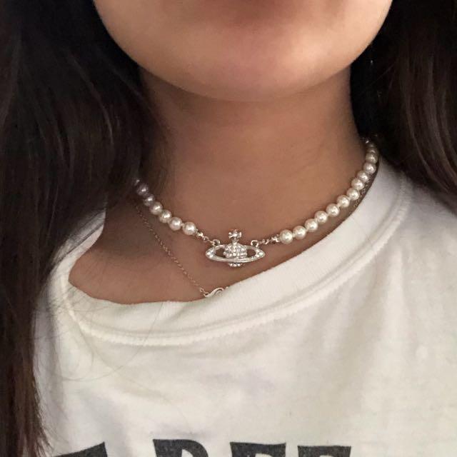 Vivienne Westwood Mini Bas Pear Choker 