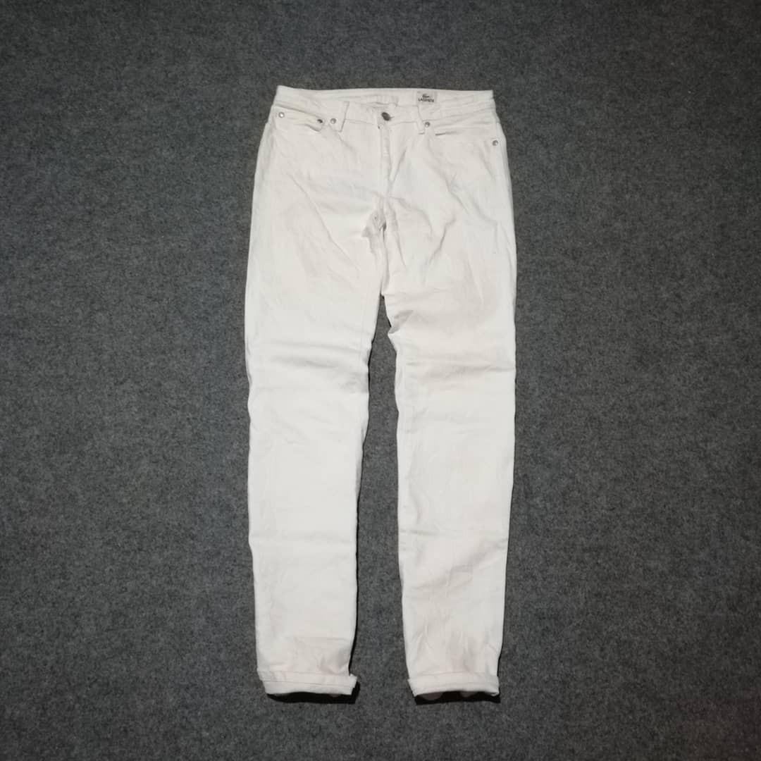White Jeans lacoste, Fesyen Wanita 