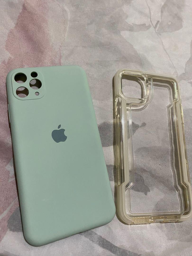 X Doria Defense Clear Case Mint Green Silicon Case Iphone 11 Pro Max Mobile Phones Gadgets Mobile Gadget Accessories Cases Sleeves On Carousell