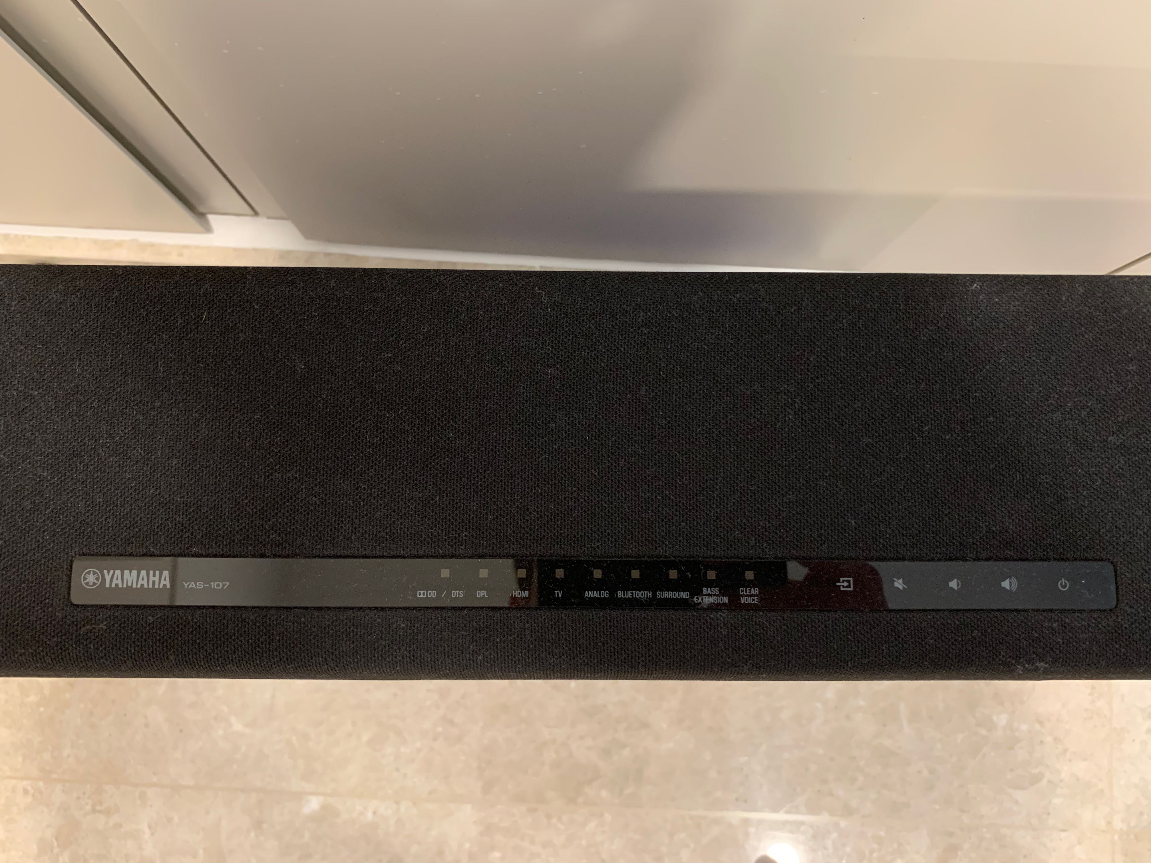Yamaha YAS 107 Soundbar Audio Soundbars Speakers Amplifiers