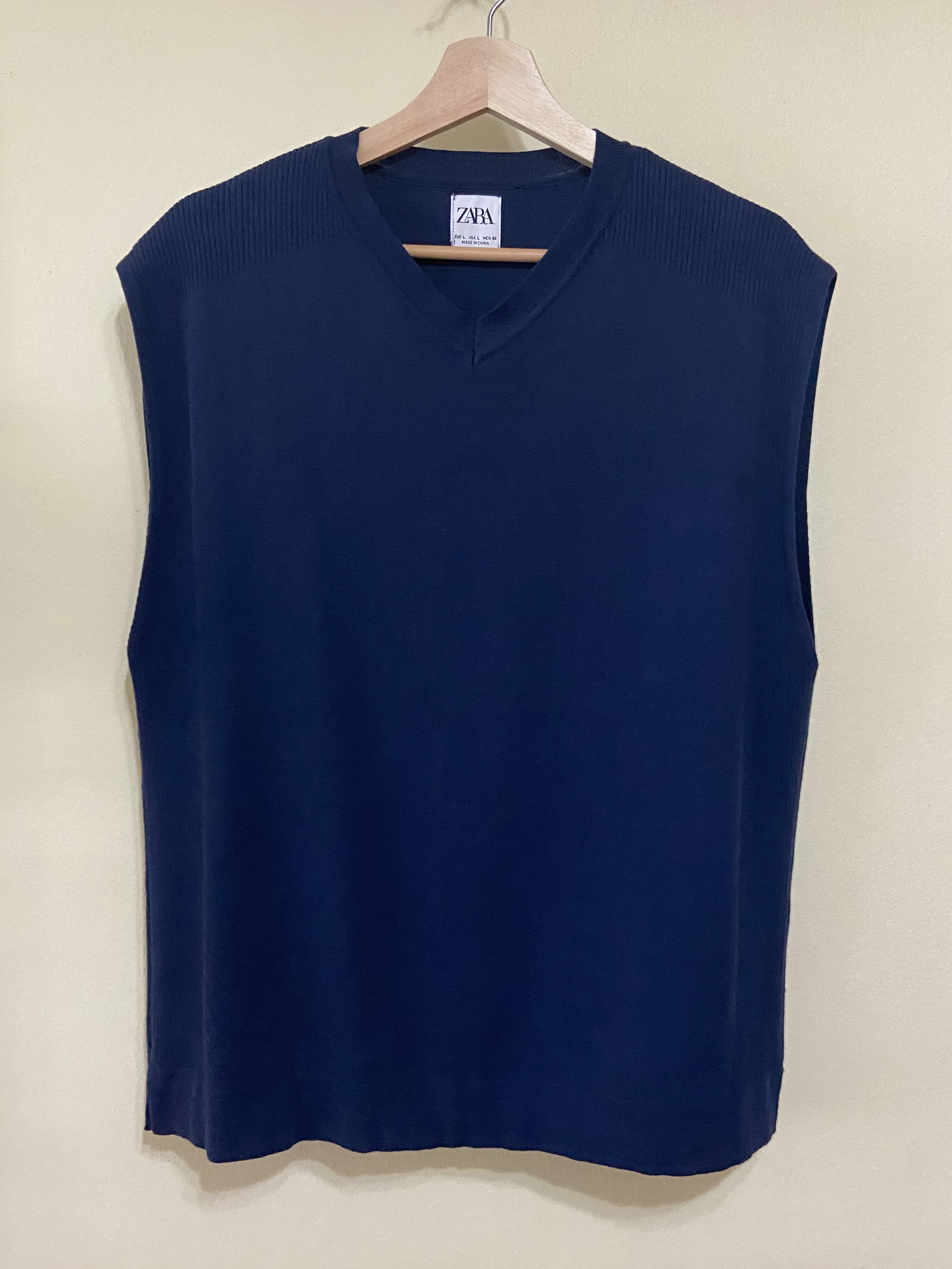 zara mens sweater vest