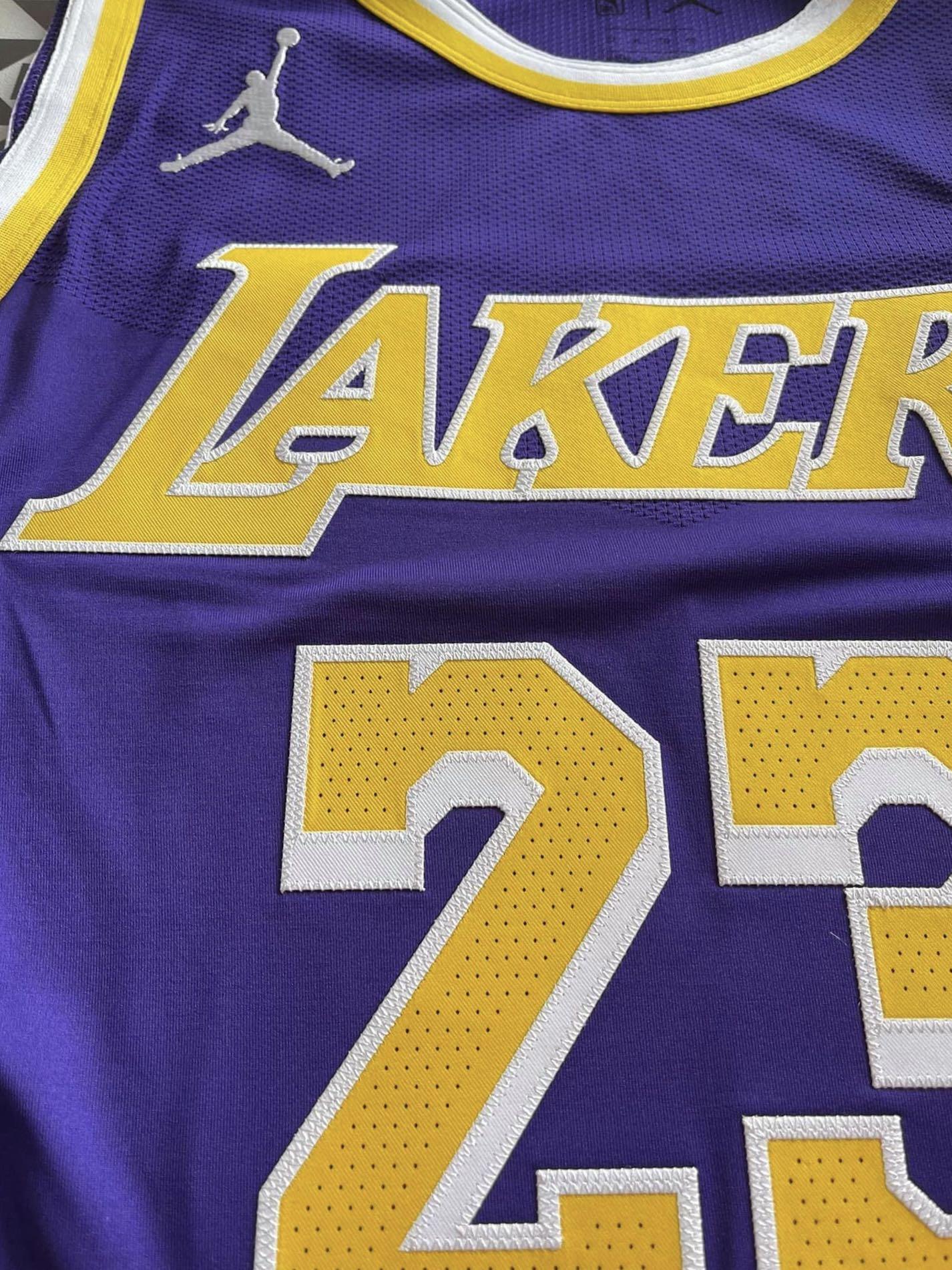 LeBron James Los Angeles Lakers Jordan Brand 2020/21 Authentic