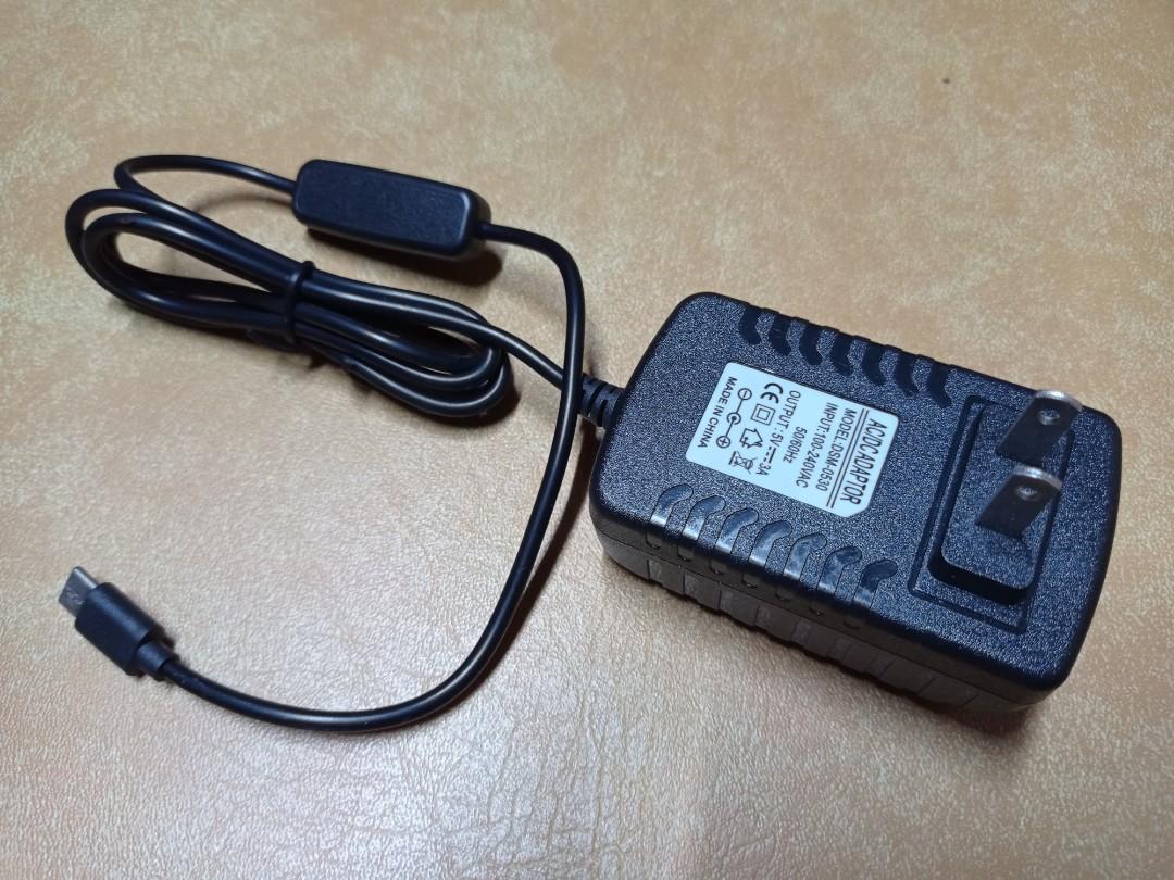 5V 3A Type-C USB AC/DC Adapter for Raspberry Pi 4 (Category: Cables & Adaptors) located in Manila. Submitted by yeheii (Listing ID 1055883063, Image 1). Description: 5V 3A Type-C USB AC/DC Adapter for Raspberry Pi 4. Power supply cord comes with on/off switch. Brand new, no issues. RFS: extra piece.