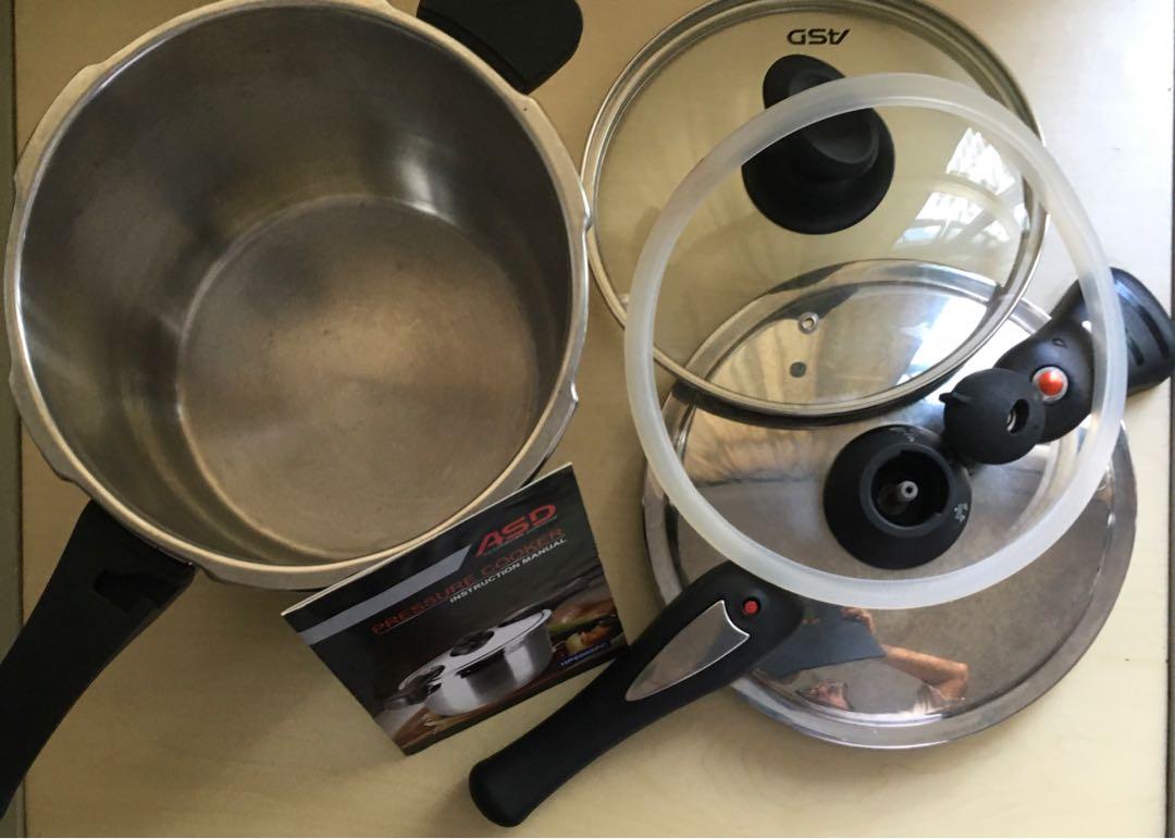 6L ASD Pressure Cooker with glass lid TV Home Appliances Kitchen Appliances Cookers on Carousell