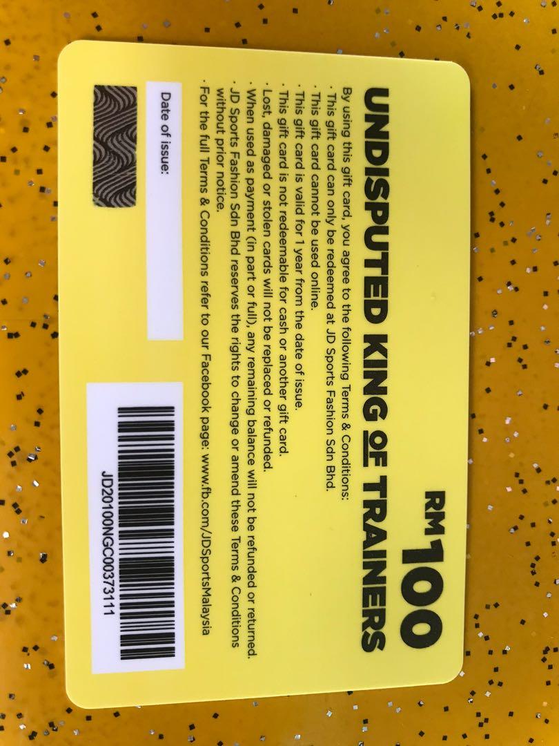 ðŸ”¥ðŸ”¥ðŸ”¥ GIFT CARD JD SPORTS ðŸ”¥ðŸ”¥ðŸ”¥, Tickets & Vouchers ...