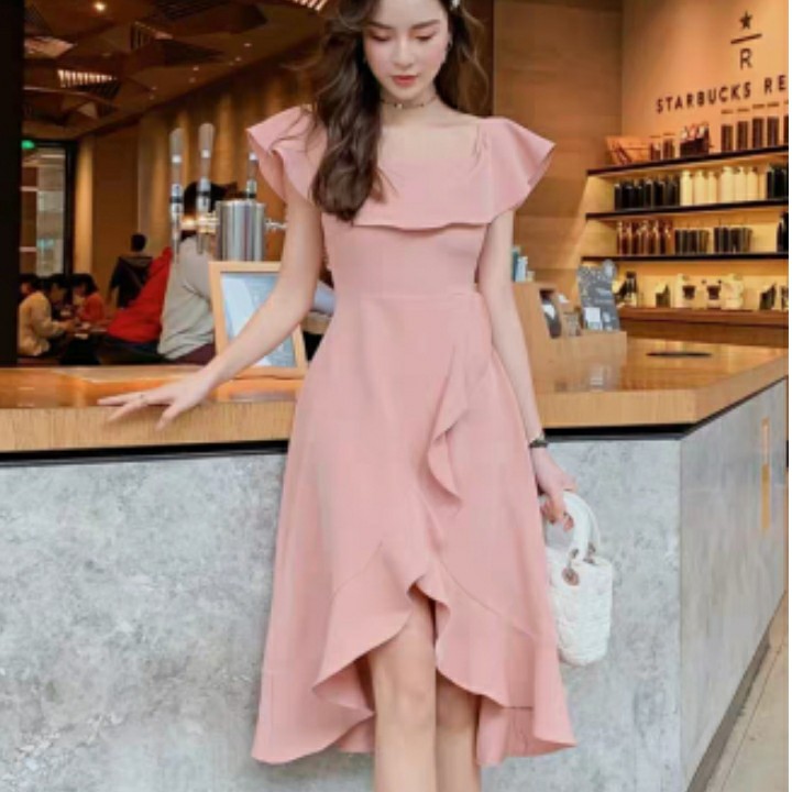Korean dress off shoulder new arrivals