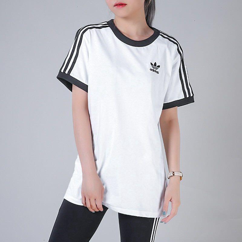 adidas 3 stripe shirt