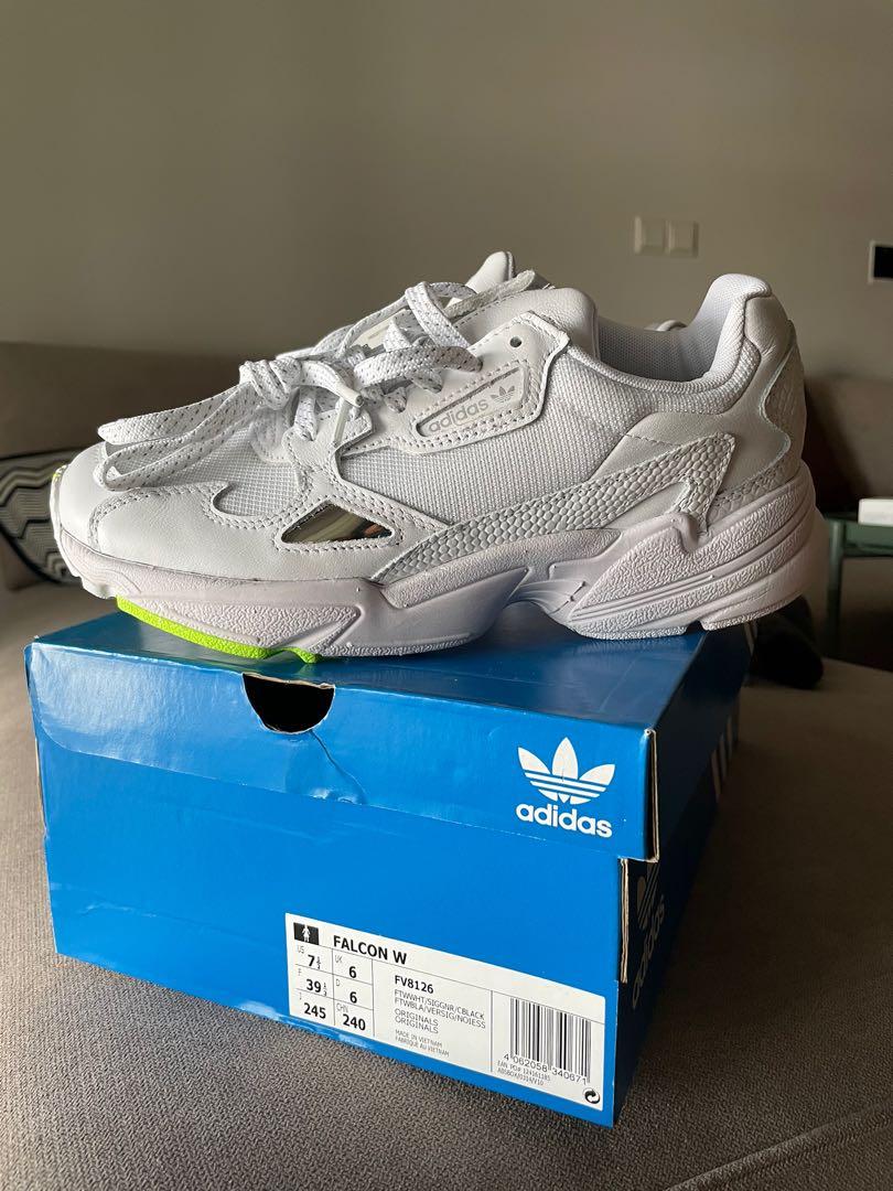 adidas falcon white uk