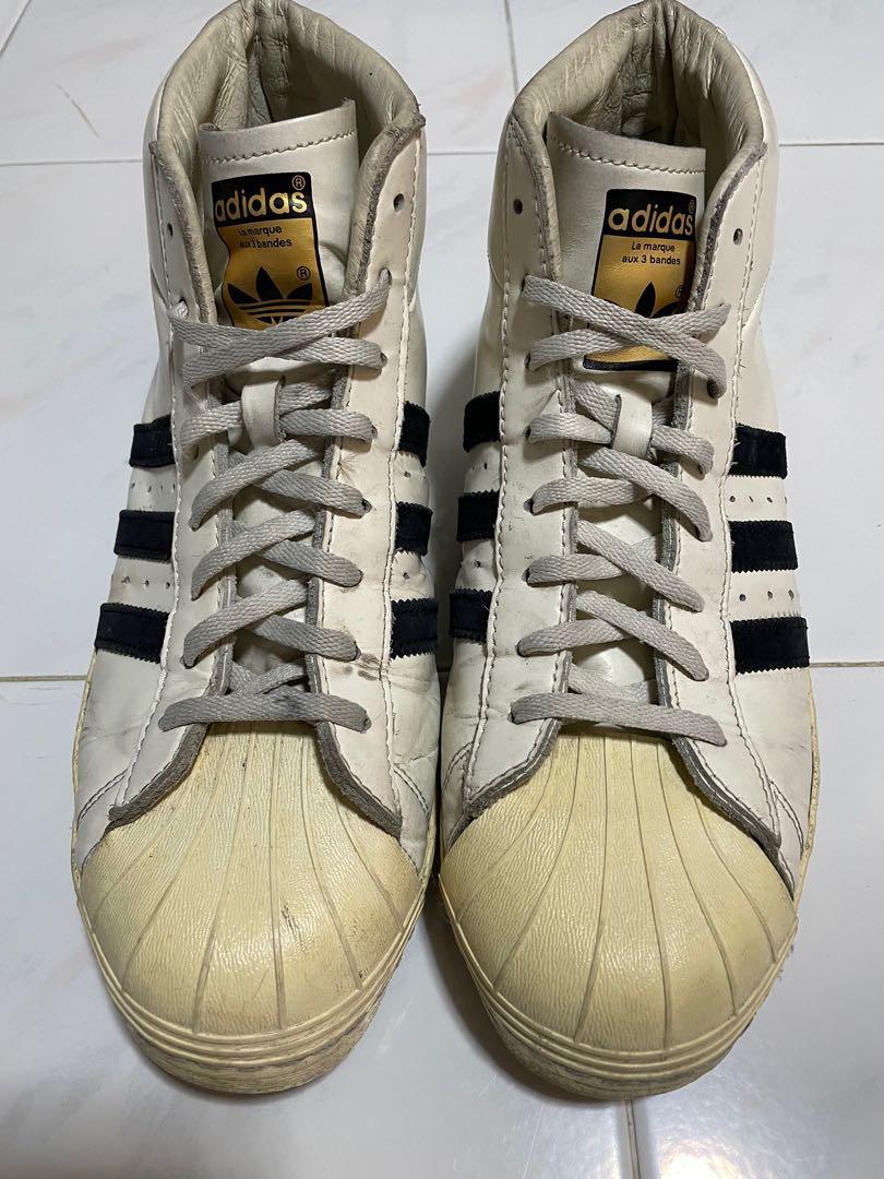 Rare Adidas Original Pro Model Vintage DLX Sneakers B35246 Men s Fashion Footwear Sneakers on Carousell