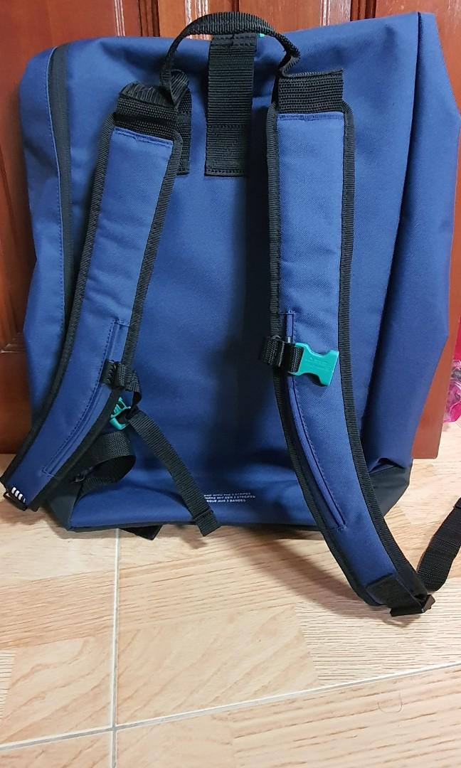ADIDAS PREMIUM ESSENTIALS ROLLTOP BACKPACK, Women's Fashion, Bags